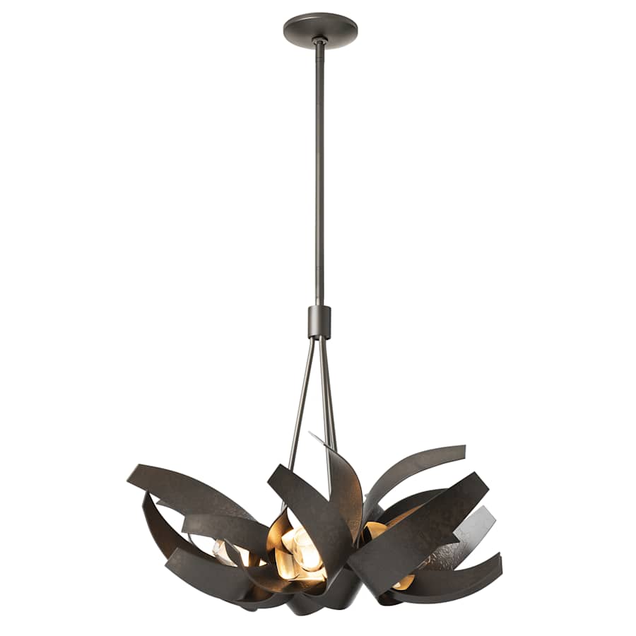 Hubbardton Forge Corona 6 Light 27" Wide Chandelier