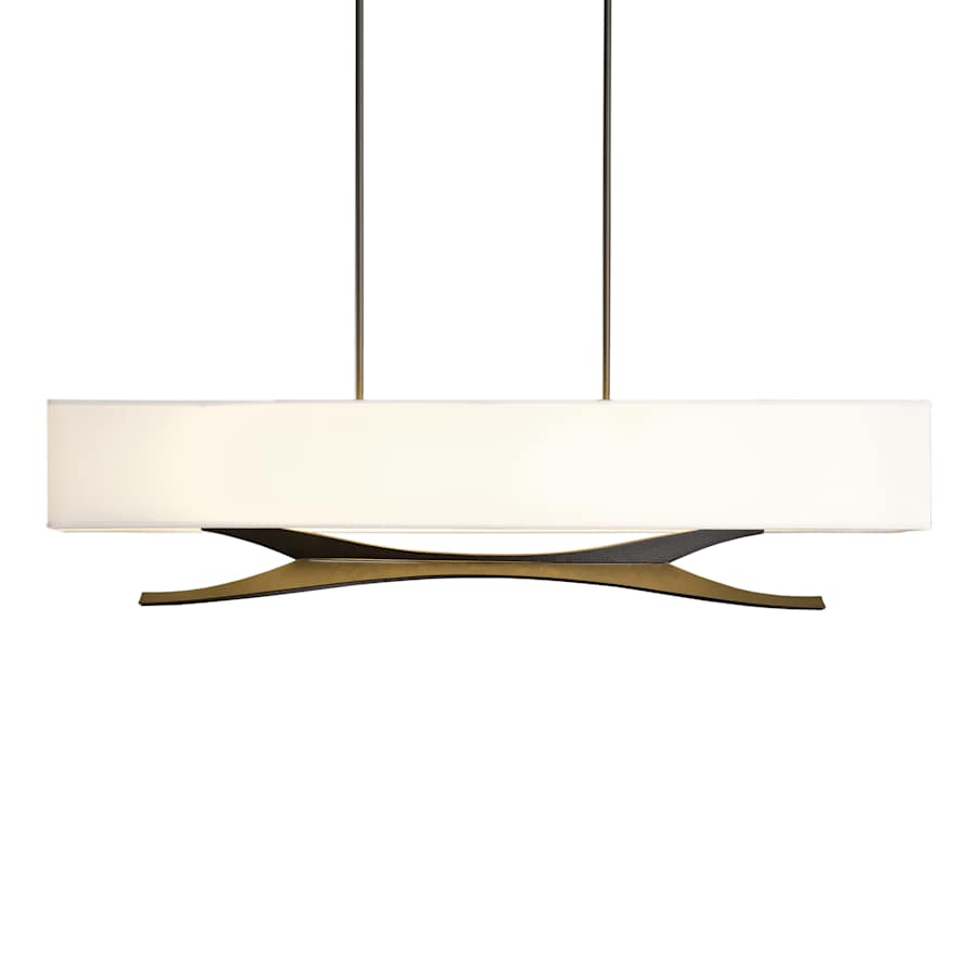 Hubbardton Forge Moreau 4 Light 42" Wide Linear Pendant