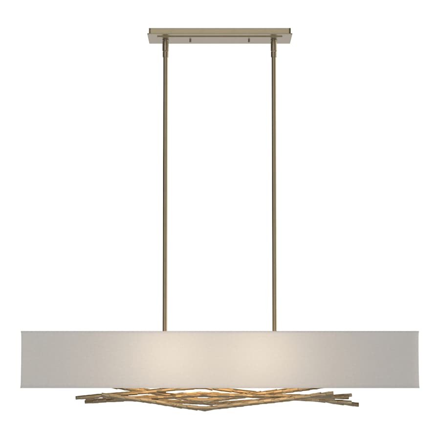 Hubbardton Forge Brindille 4 Light 42" Wide Linear Chandelier