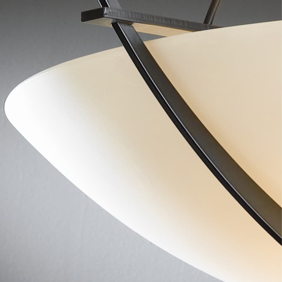 Hubbardton Forge Portico 6 Light 42" Wide Pillar Candle Linear Chandelier