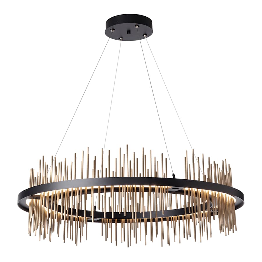 Hubbardton Forge Gossamer 38" Wide LED Ring Chandelier