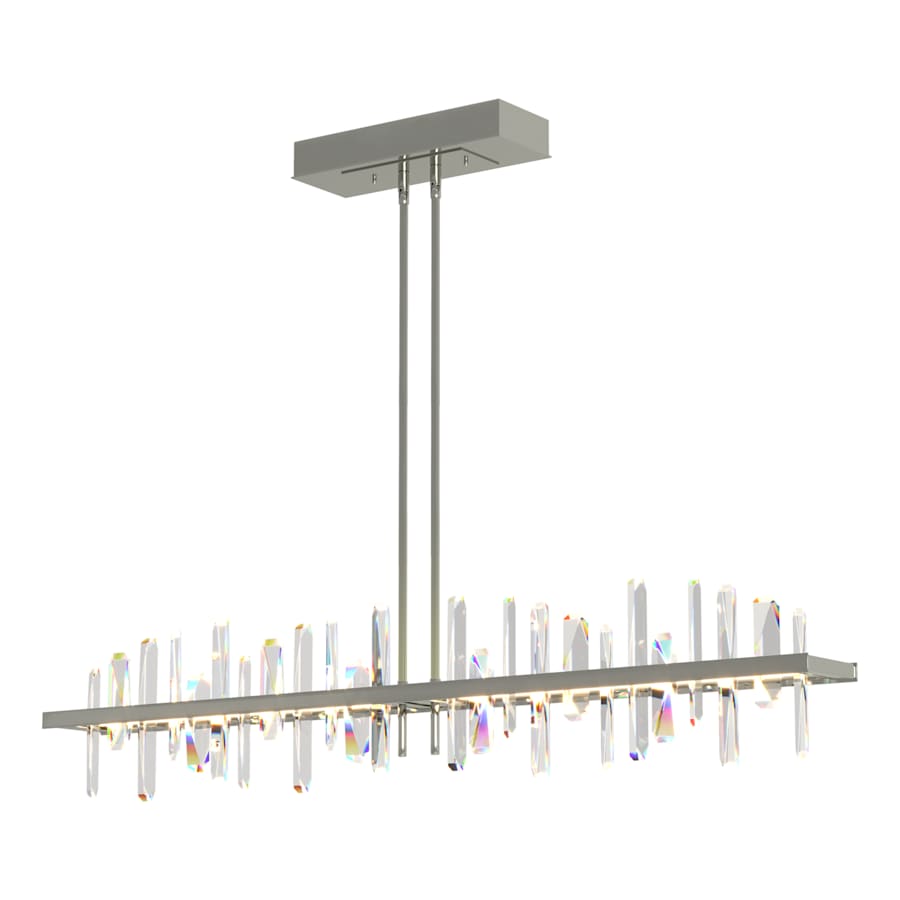 Hubbardton Forge Solitude 52" Wide LED Crystal Linear Chandelier