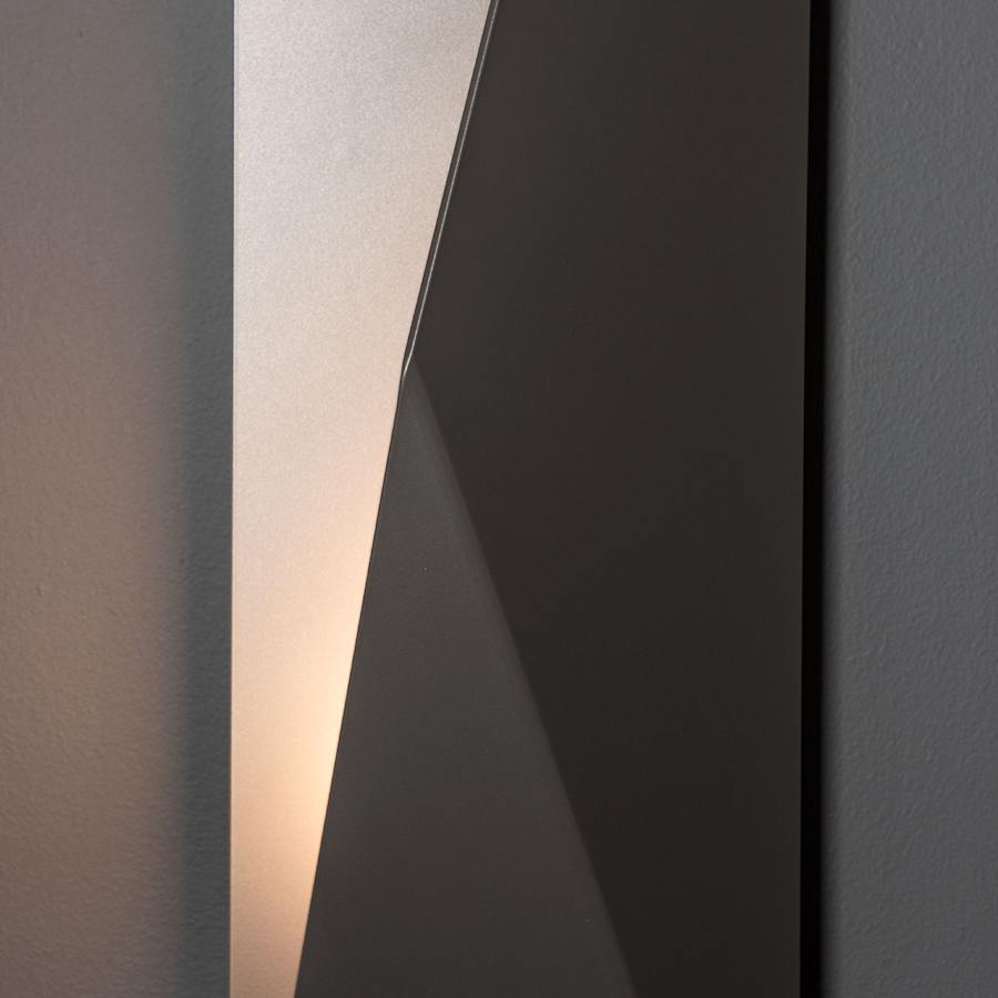 Hubbardton Forge Carbon 2 Light 63" Tall Outdoor Wall Sconce