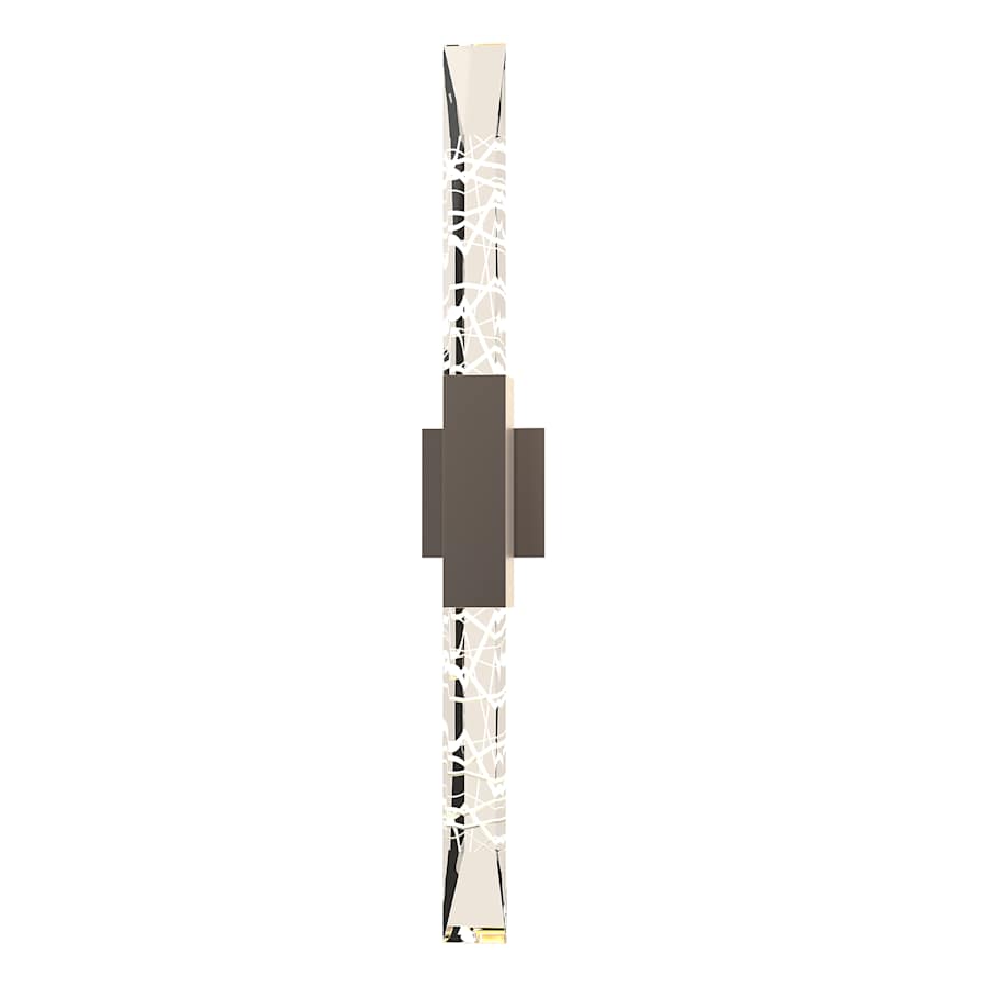 Hubbardton Forge Refraction 2 Light 36" Tall LED Outdoor Wall Sconce