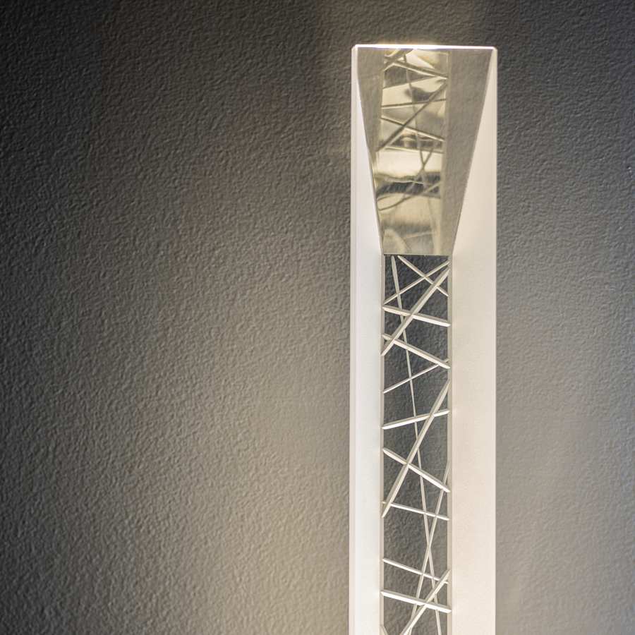 Hubbardton Forge Refraction 2 Light 36" Tall LED Outdoor Wall Sconce