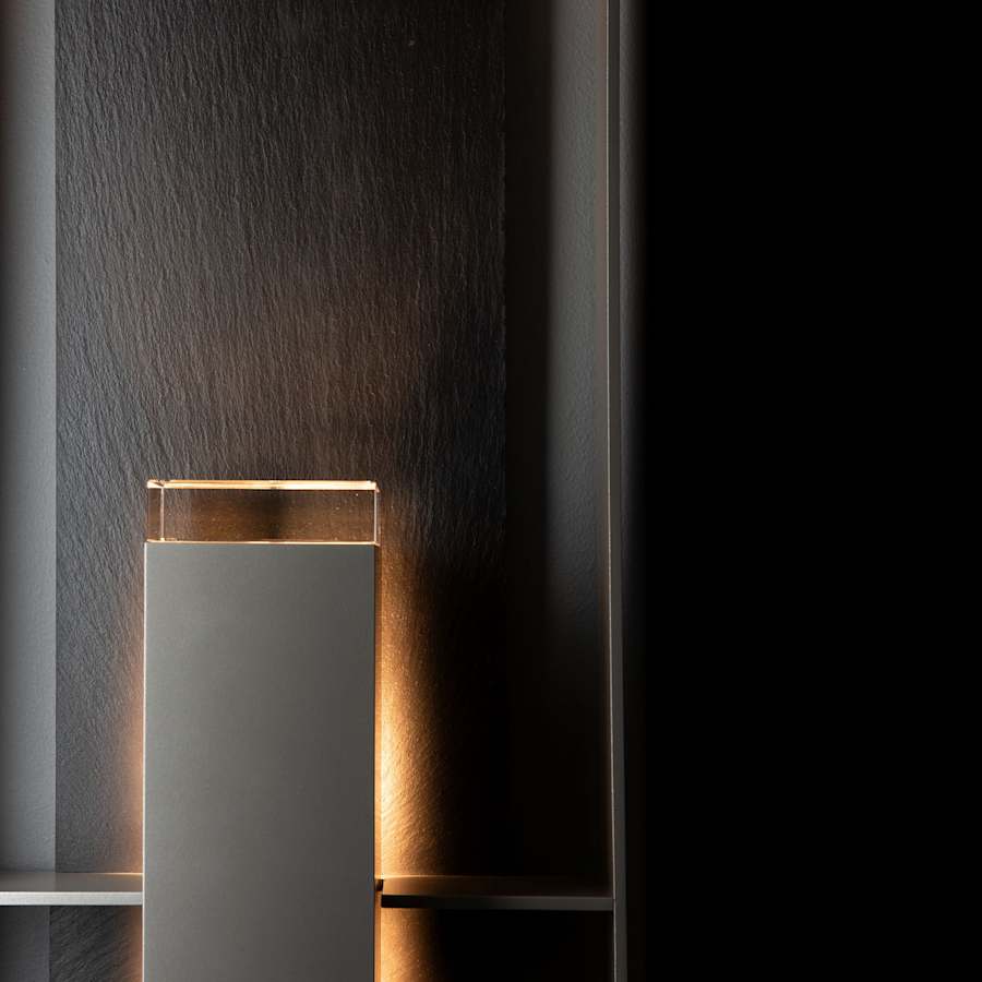 Hubbardton Forge Shadow Box 2 Light 45" Tall Outdoor Wall Sconce