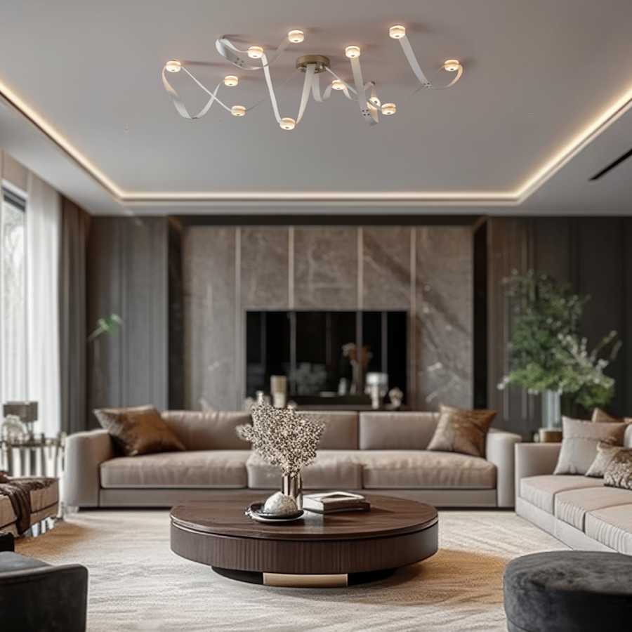 Hubbardton Forge SNAPS 87" Wide Multi Light Pendant