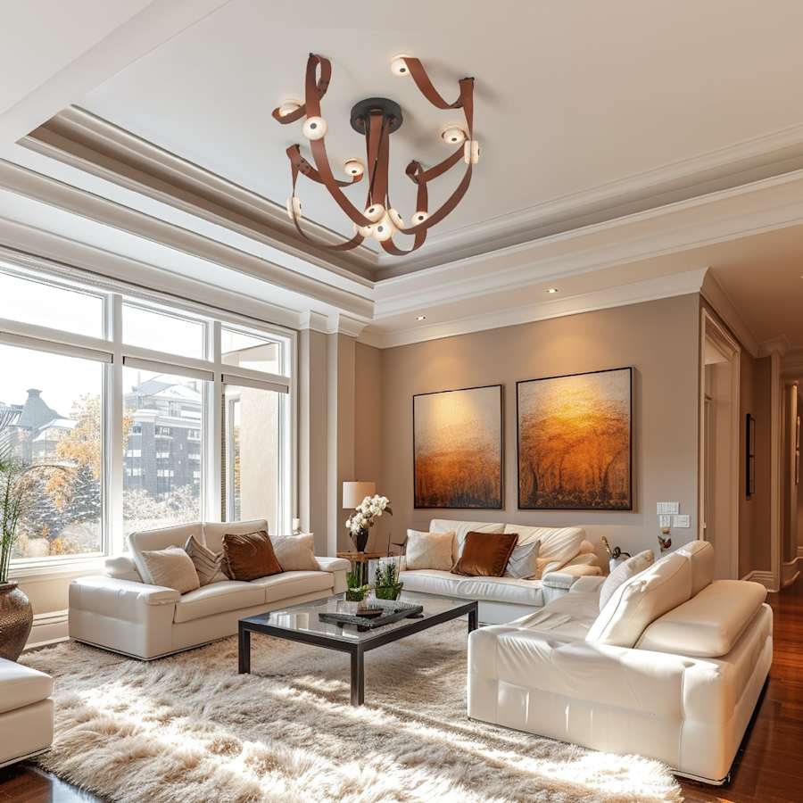 Hubbardton Forge SNAPS 87" Wide Multi Light Pendant