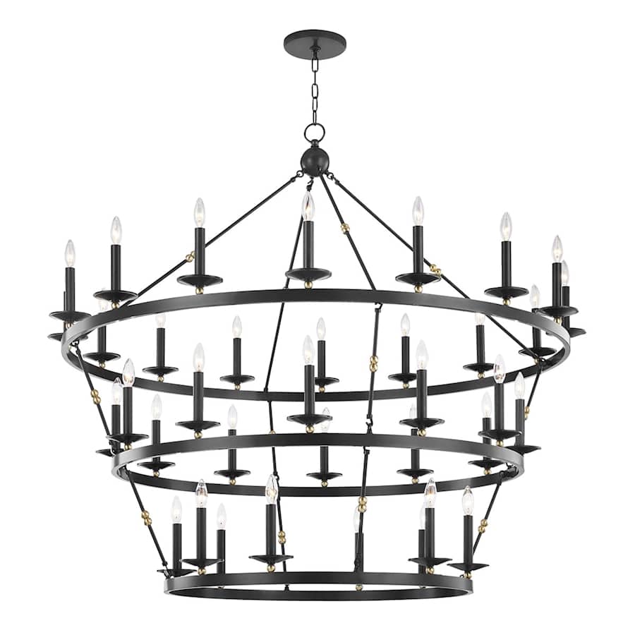 Hudson Valley Lighting Allendale 36 Light 58" Wide Taper Candle Chandelier
