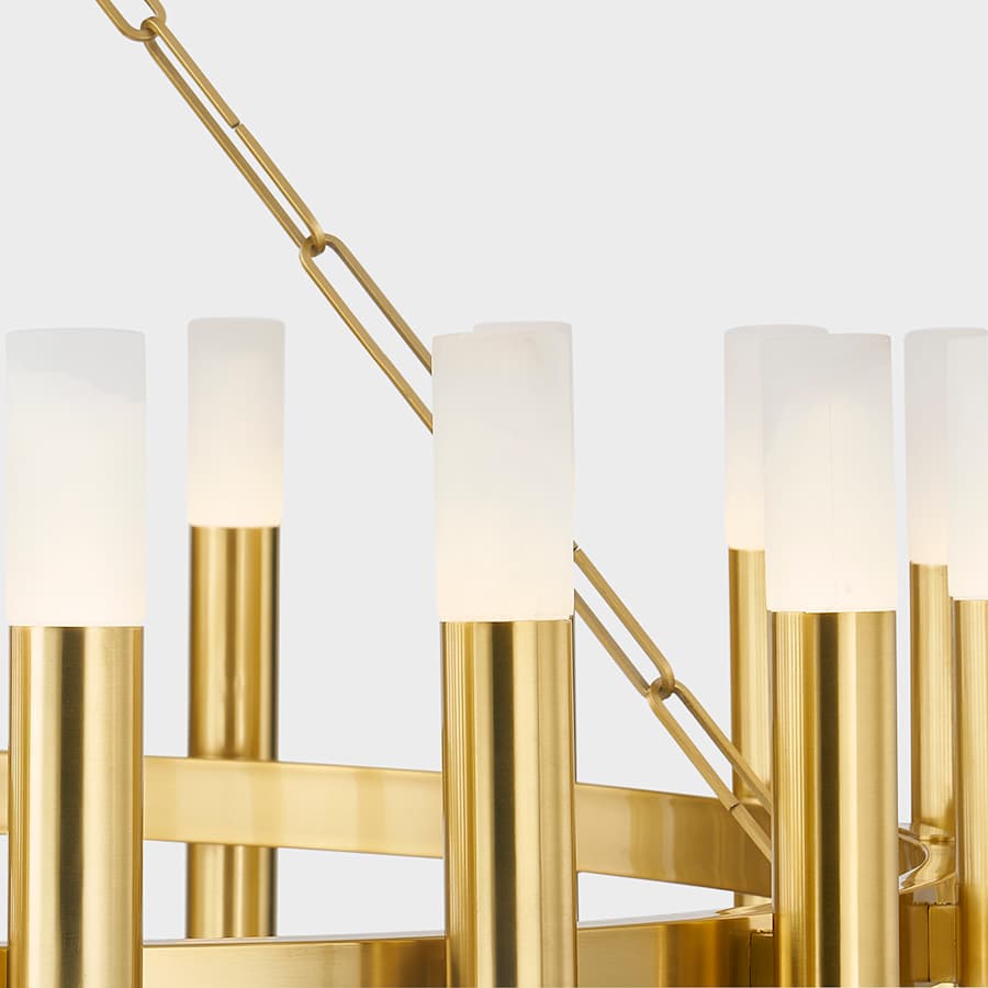 Hudson Valley Lighting Pali 12 Light 29" Wide Ring Chandelier