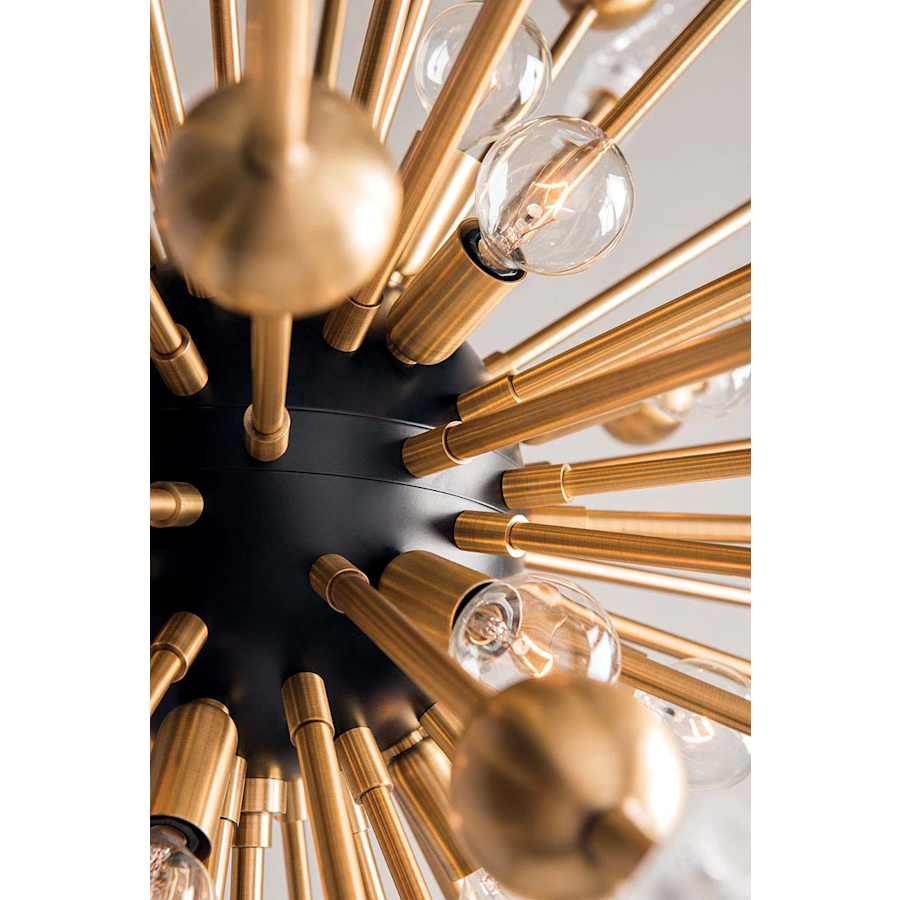 Hudson Valley Lighting Sparta 12 Light 32" Wide Sputnik Chandelier