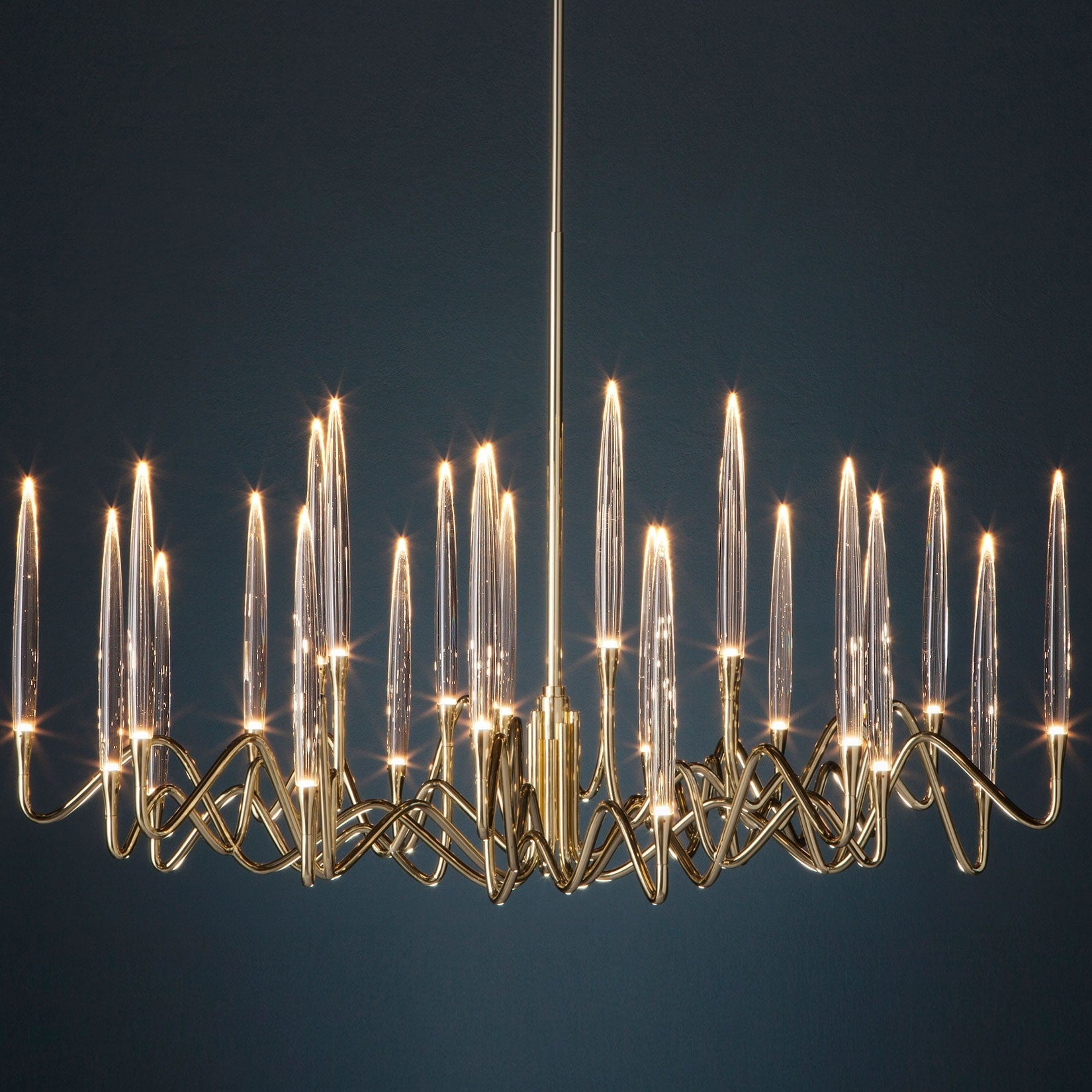 Imperial Crystal Ring LED Chandelier