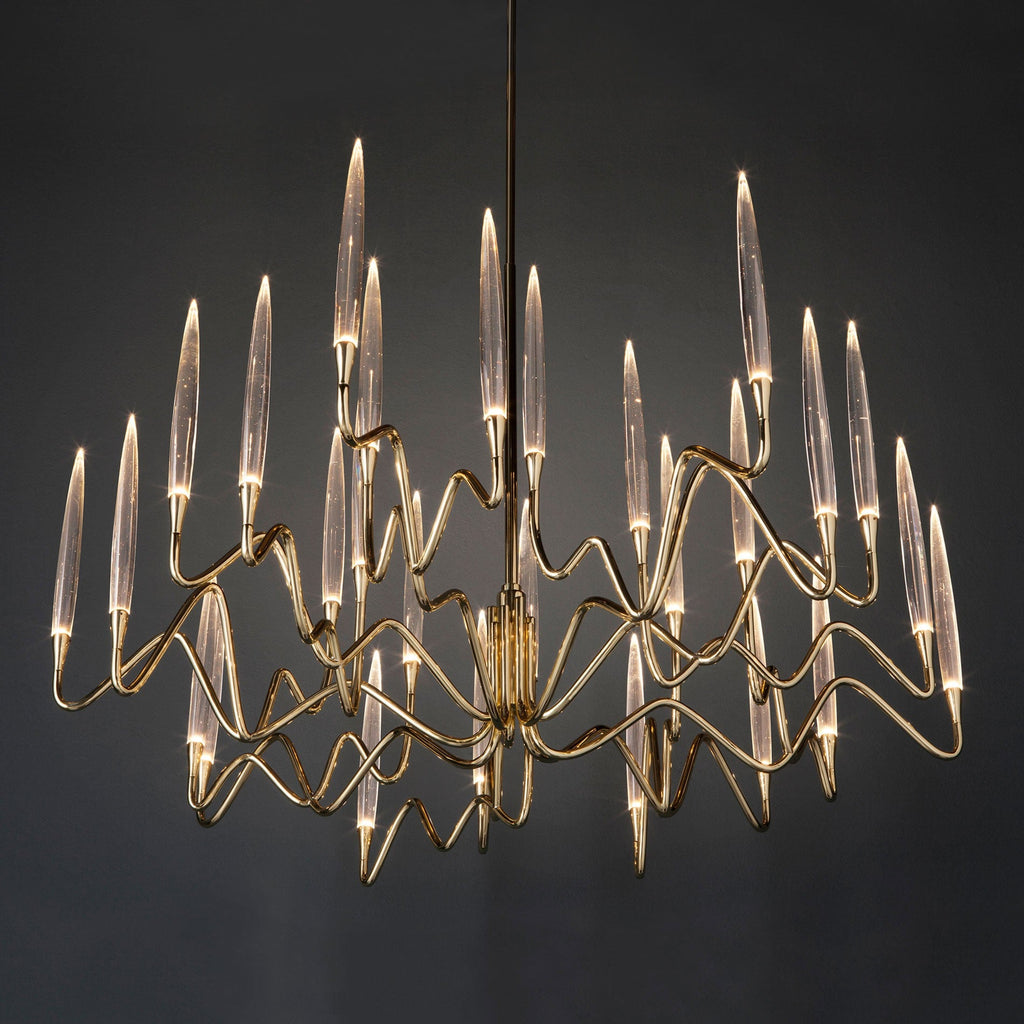 Imperial Crystal Ring LED Chandelier