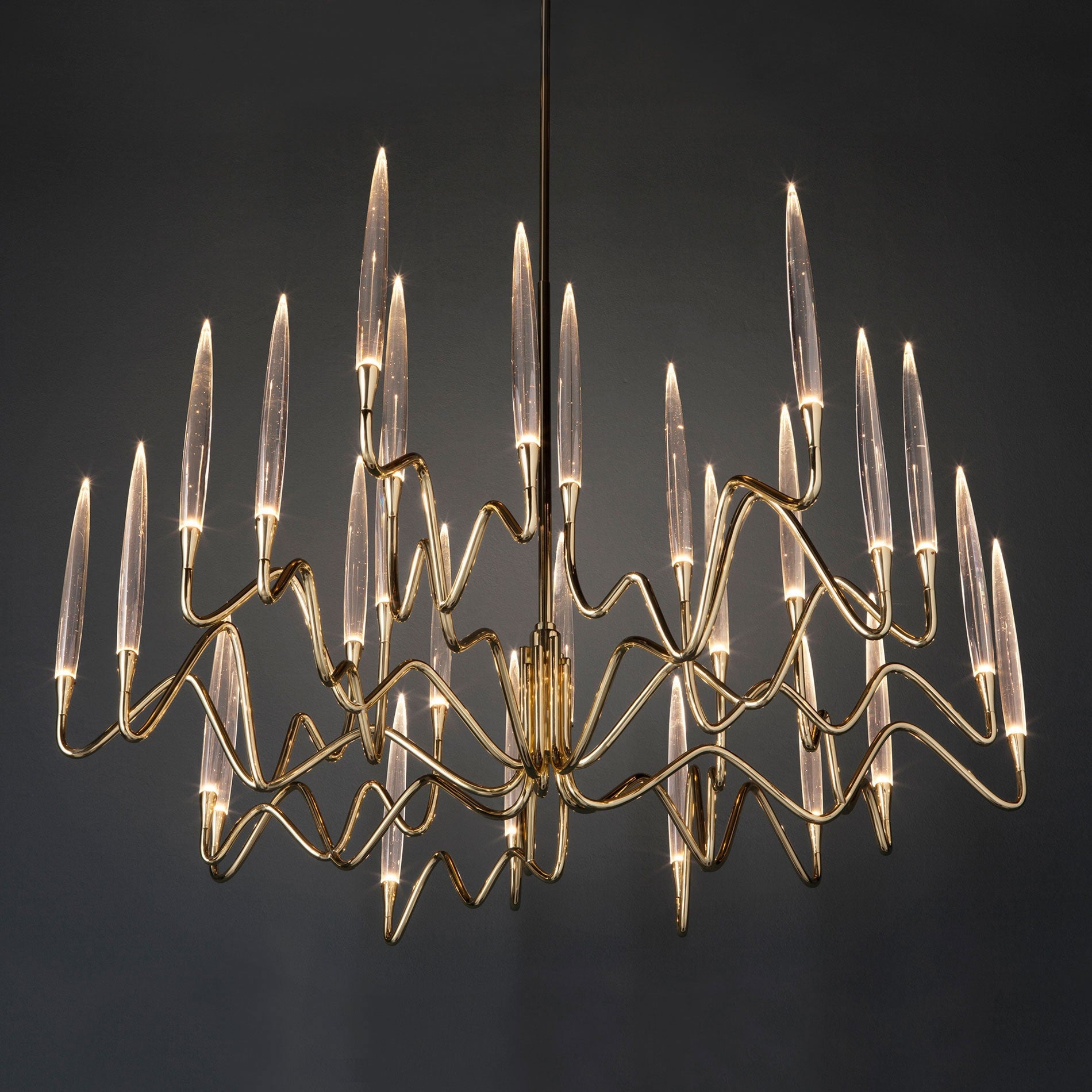 Imperial Crystal Ring LED Chandelier