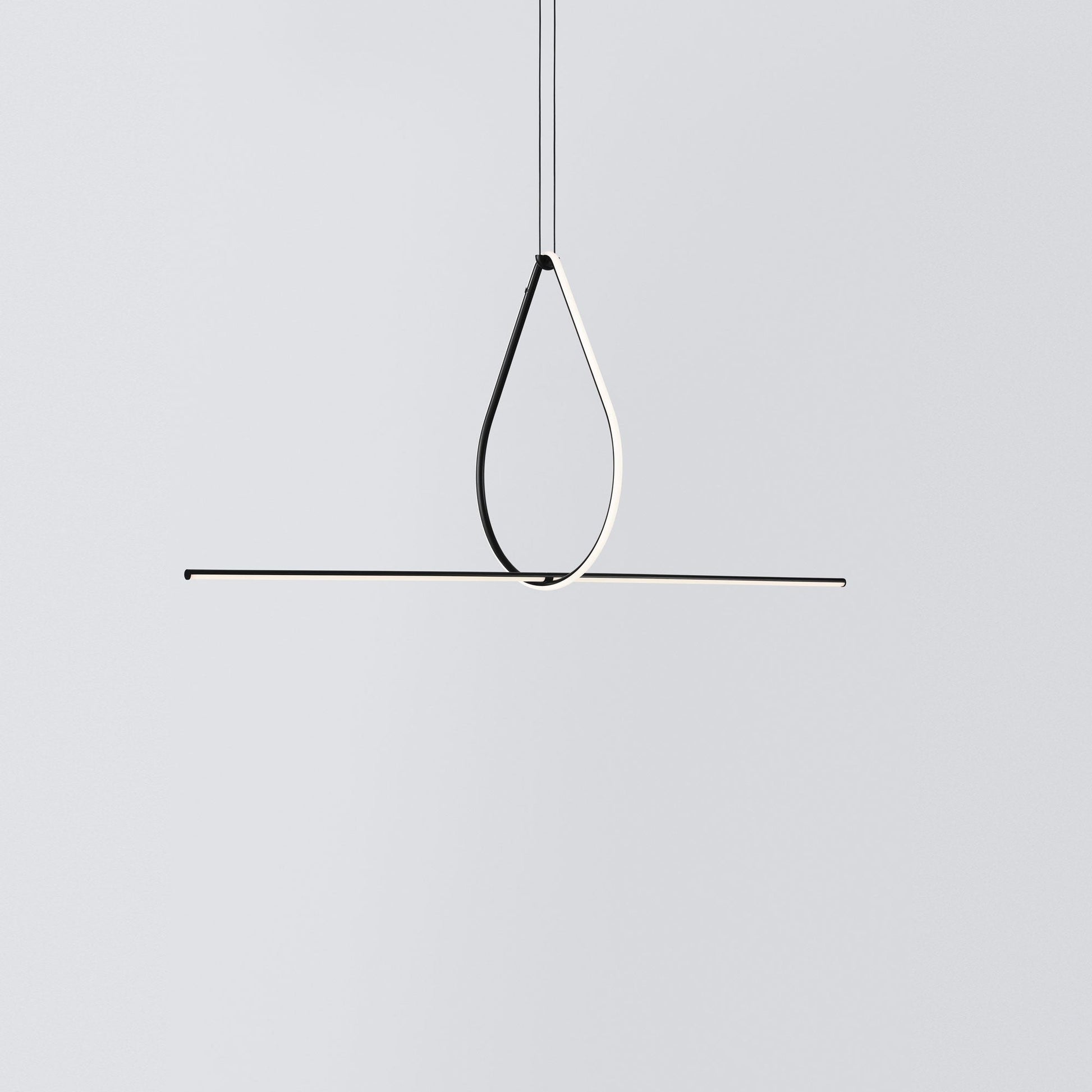 Italian Minimalist Dual Drop LED Suspension