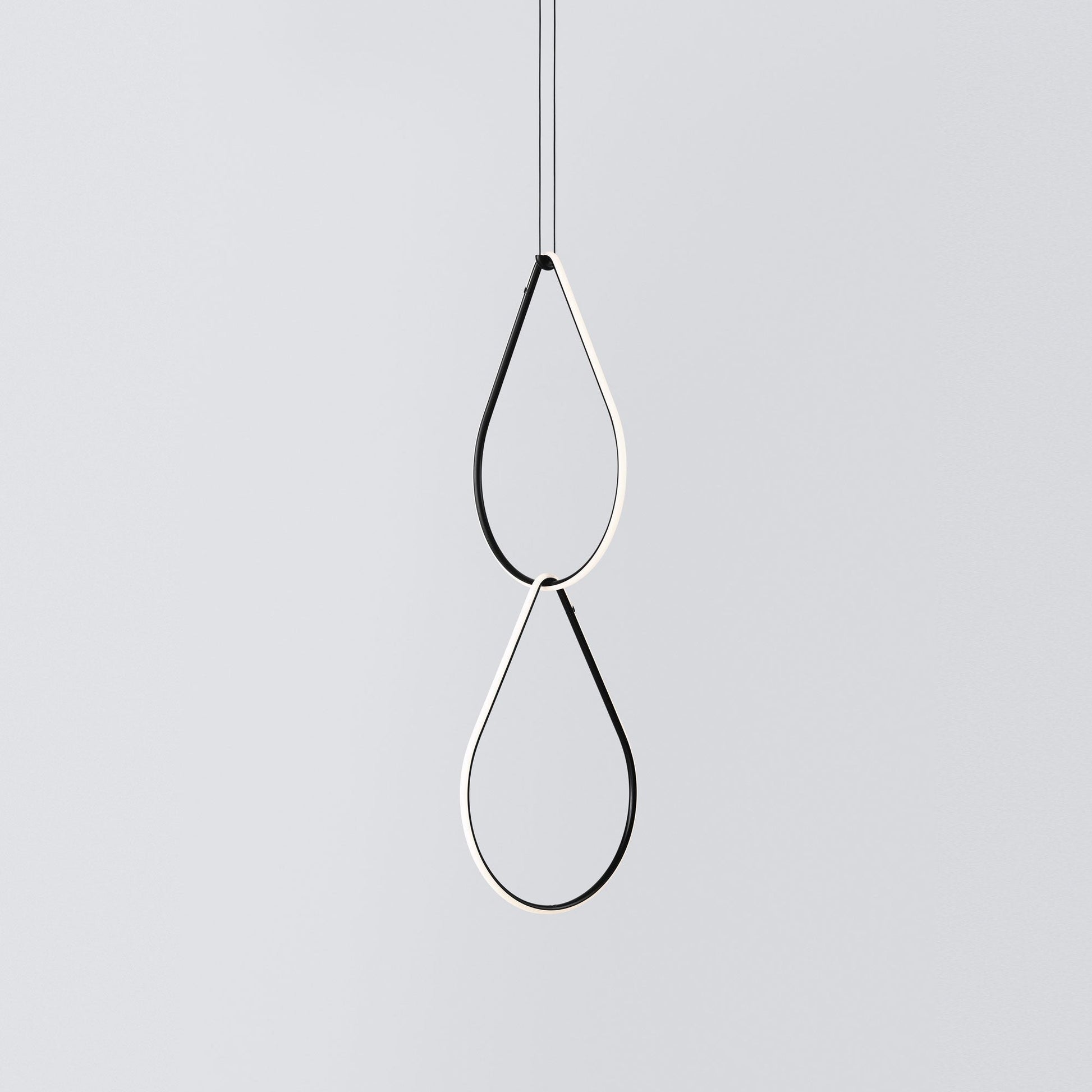 Italian Minimalist Dual Drop LED Suspension