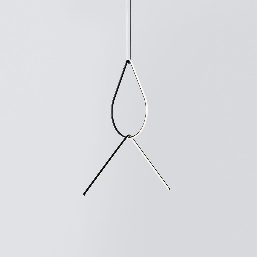 Italian Minimalist Dual Drop LED Suspension