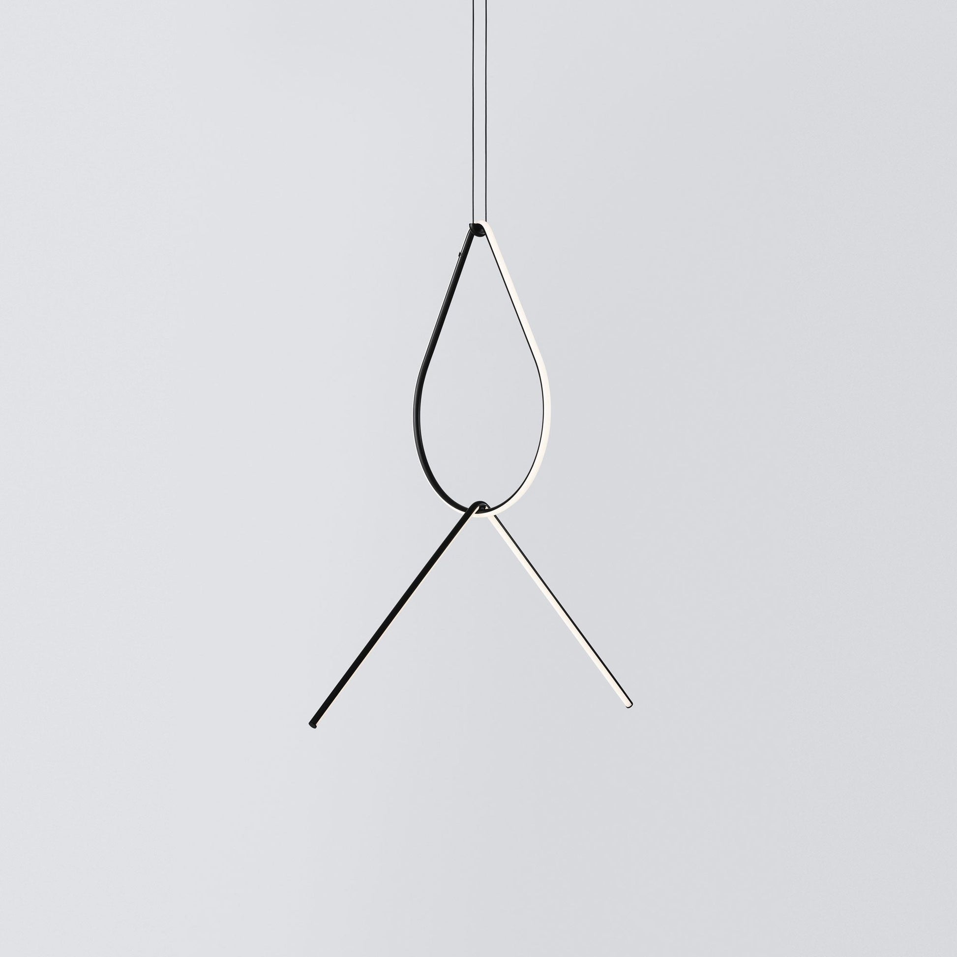 Italian Minimalist Dual Drop LED Suspension