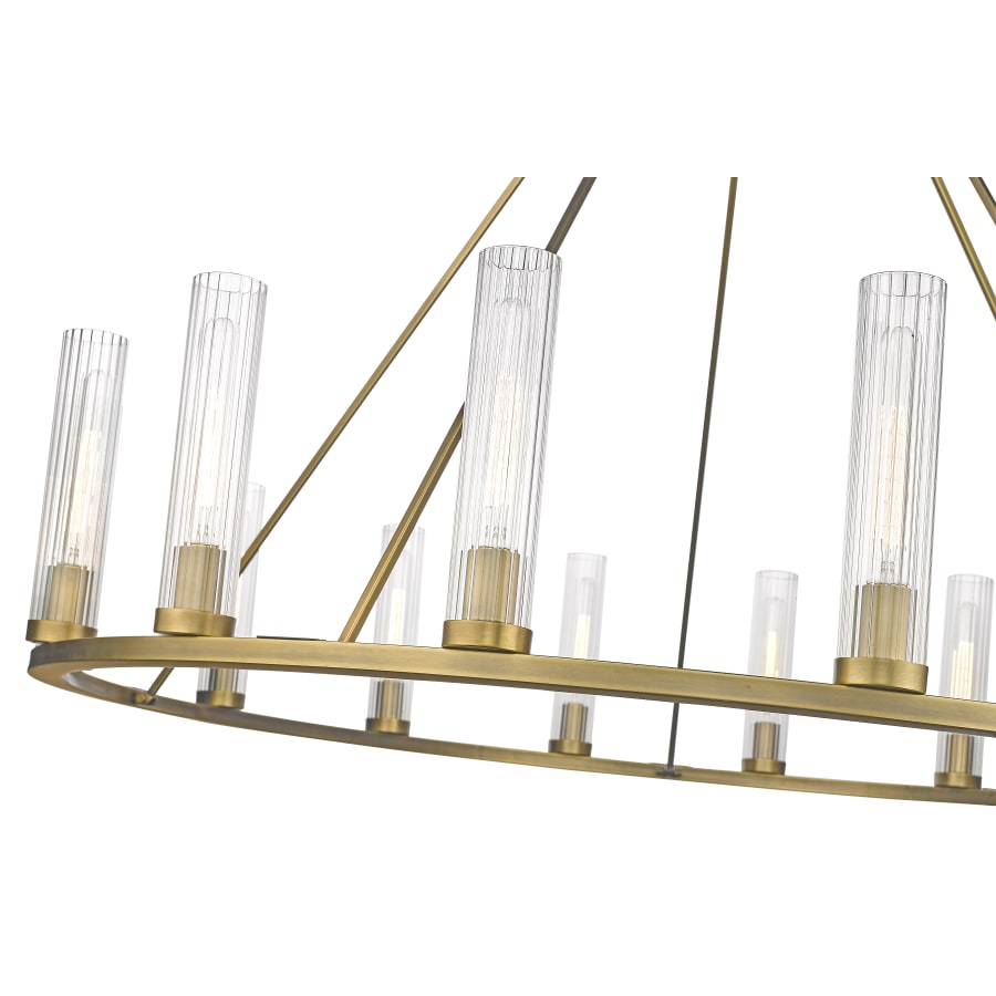 James Allan Hartman 15 Light 60" Wide Pillar Candle Ring Chandelier