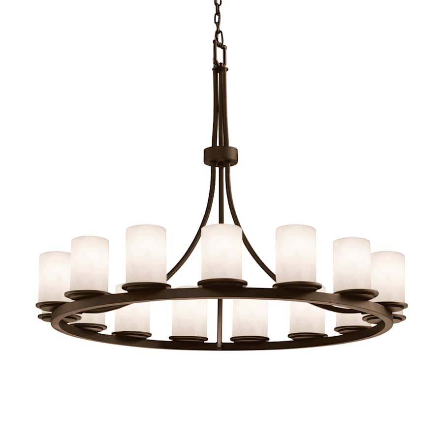 Justice Design Group Clouds 42" Wide Ring Chandelier
