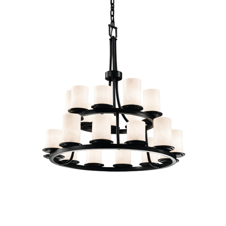 Justice Design Group Clouds 21 Light 2 Tier Chandelier