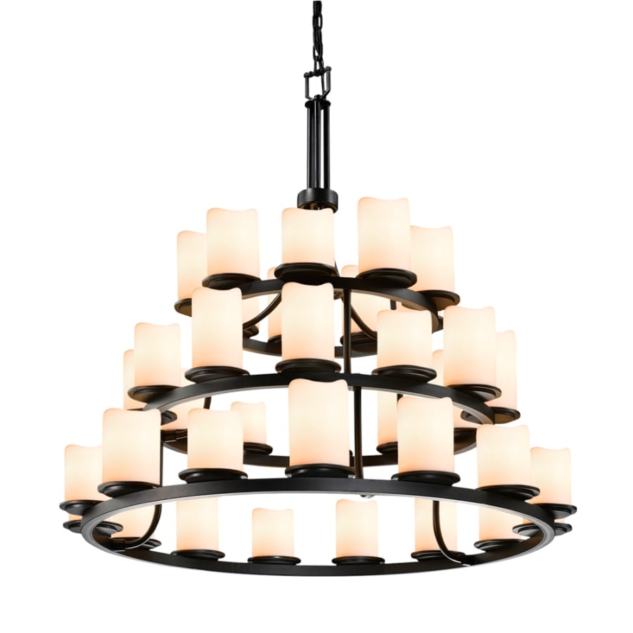 Justice Design Group CandleAria 36 Light 3 Tier Chandelier