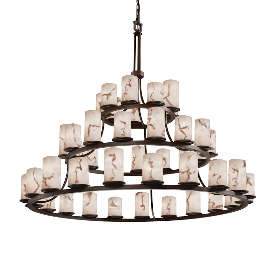 Justice Design Group LumenAria 45 Light 60" Wide Ring Chandelier