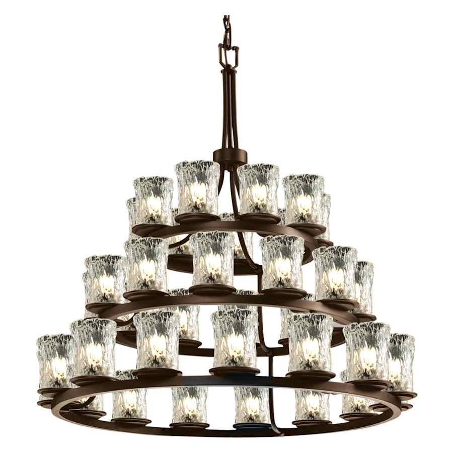 Justice Design Group Veneto Luce 42" Wide Ring Chandelier