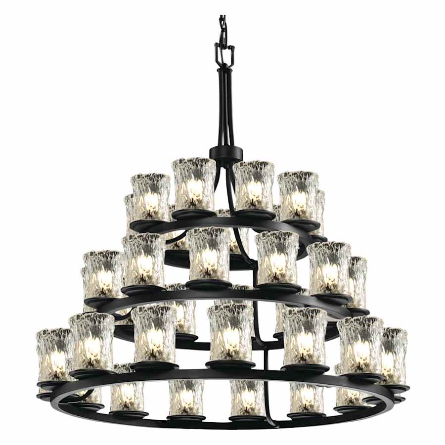 Justice Design Group Veneto Luce 42" Wide Ring Chandelier