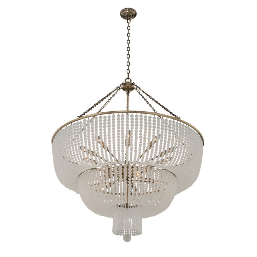 Kalco Esperanza 39" Wide Beaded Waterfall Chandelier