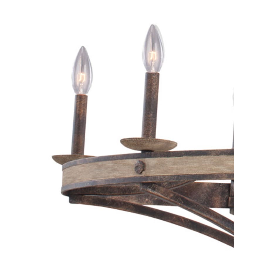 Kalco Coronado 8 Light Single Tier Linear Chandelier