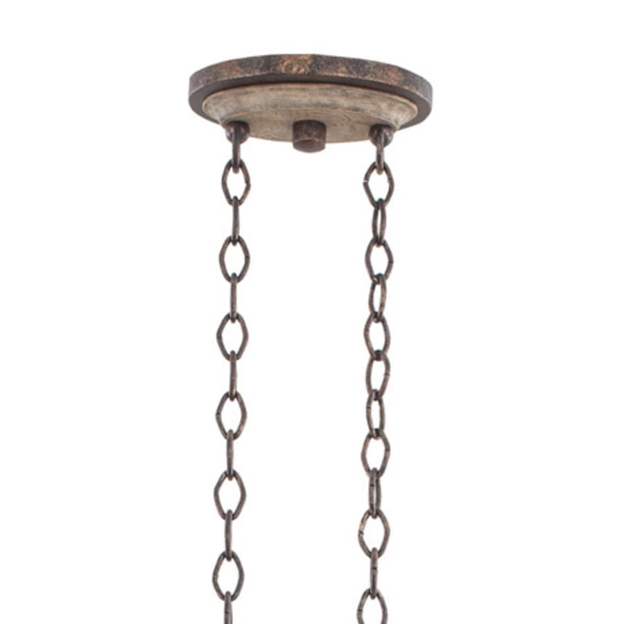 Kalco Coronado 8 Light Single Tier Linear Chandelier