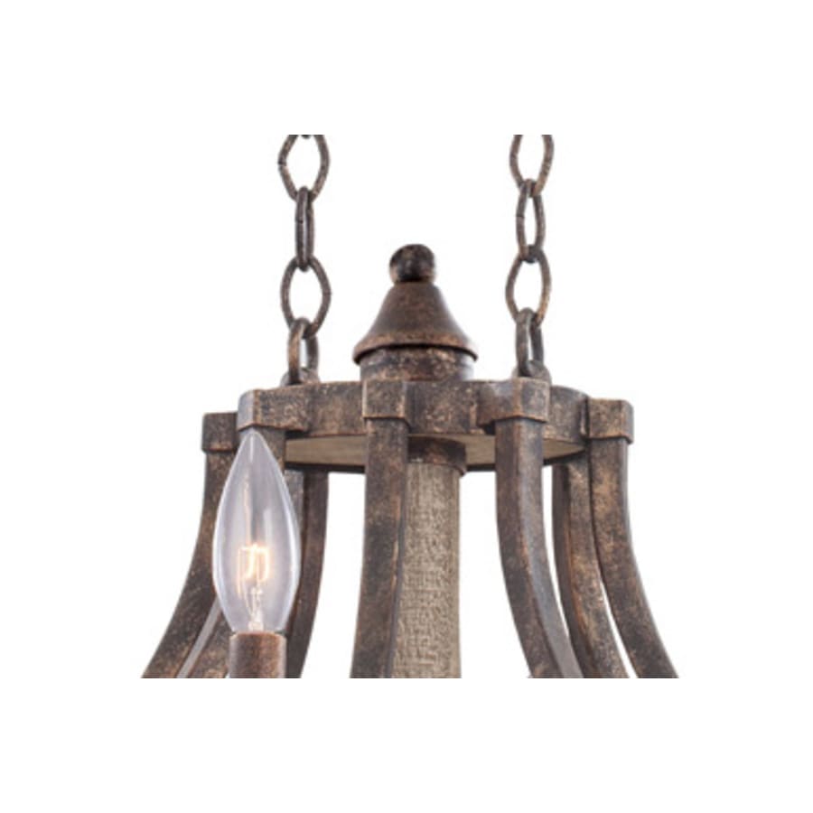 Kalco Coronado 8 Light Single Tier Linear Chandelier