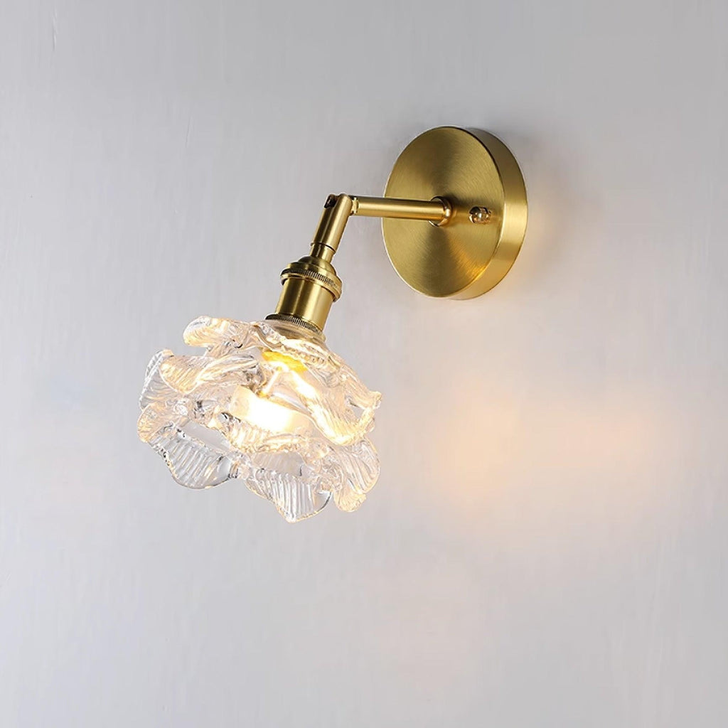 Karella Brass Globe Wall Lamp