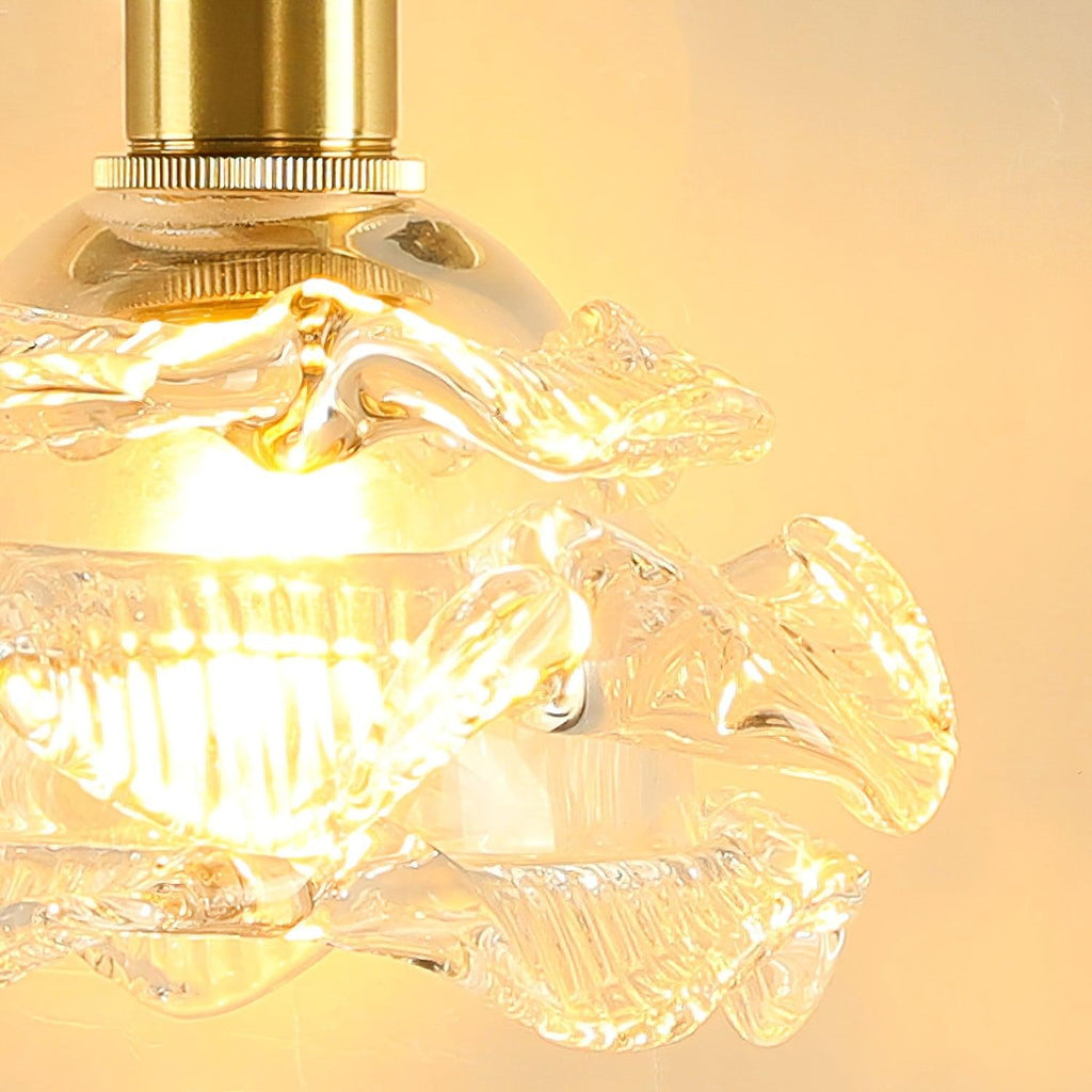 Karella Brass Globe Wall Lamp