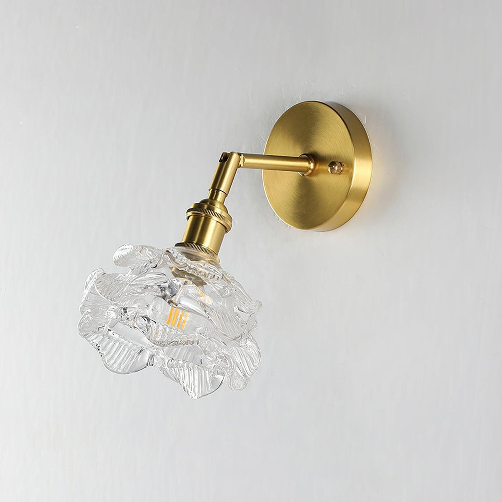 Karella Brass Globe Wall Lamp