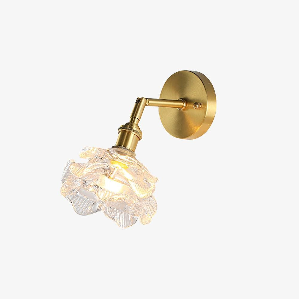 Karella Brass Globe Wall Lamp