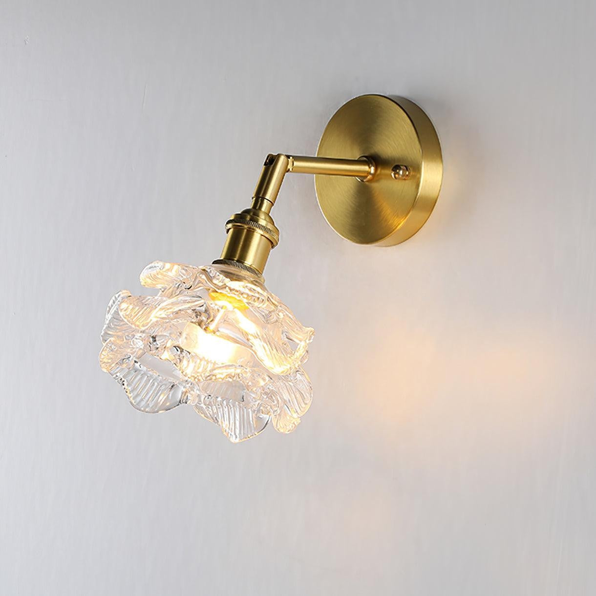 Karella Brass Globe Wall Lamp