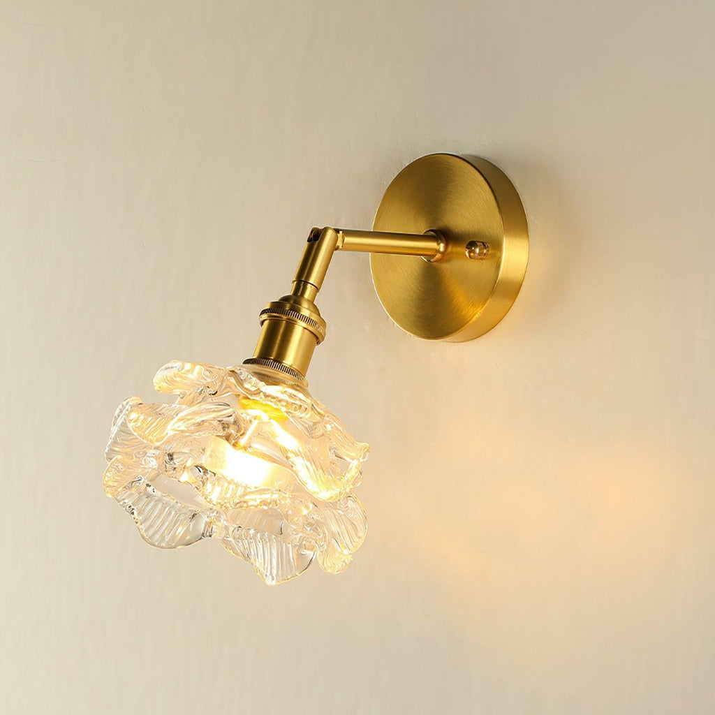 Karella Brass Globe Wall Lamp