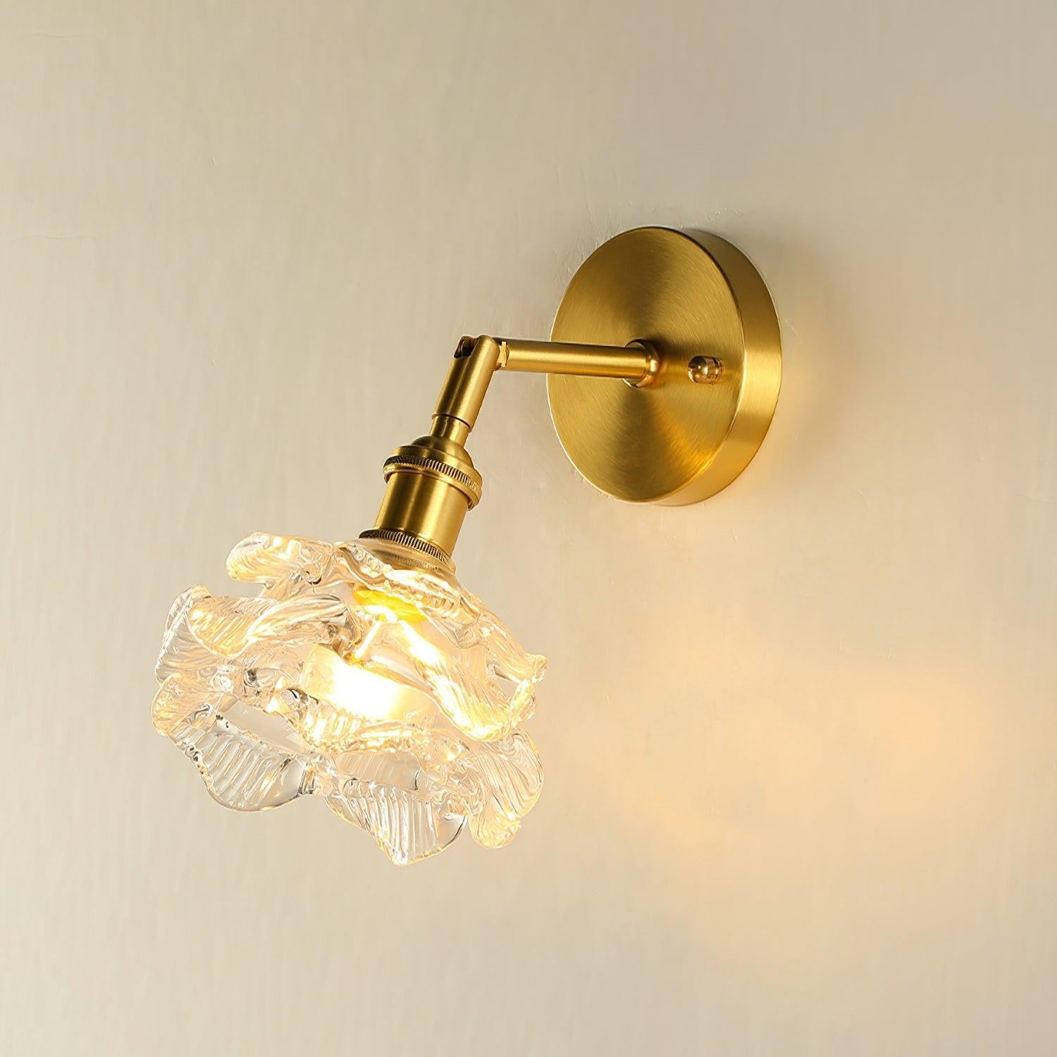 Karella Brass Globe Wall Lamp