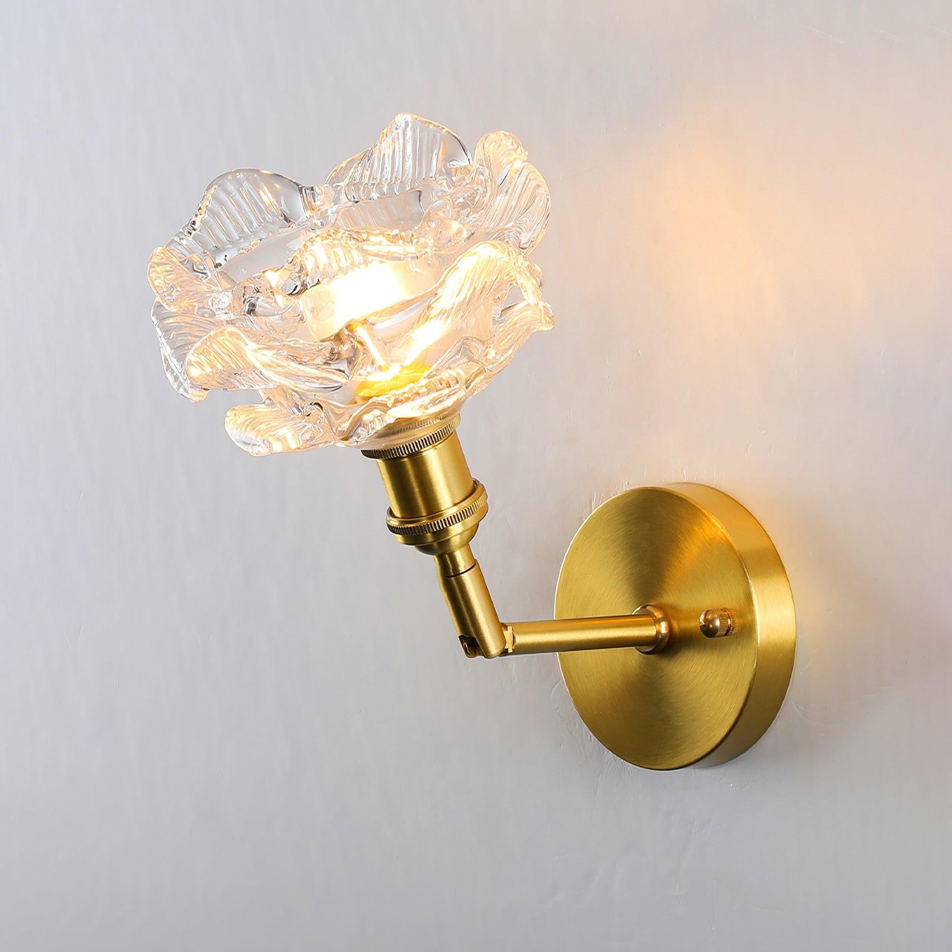 Karella Brass Globe Wall Lamp
