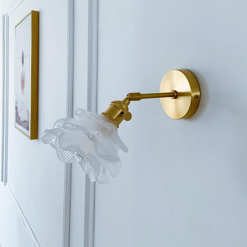 Karella Brass Globe Wall Lamp
