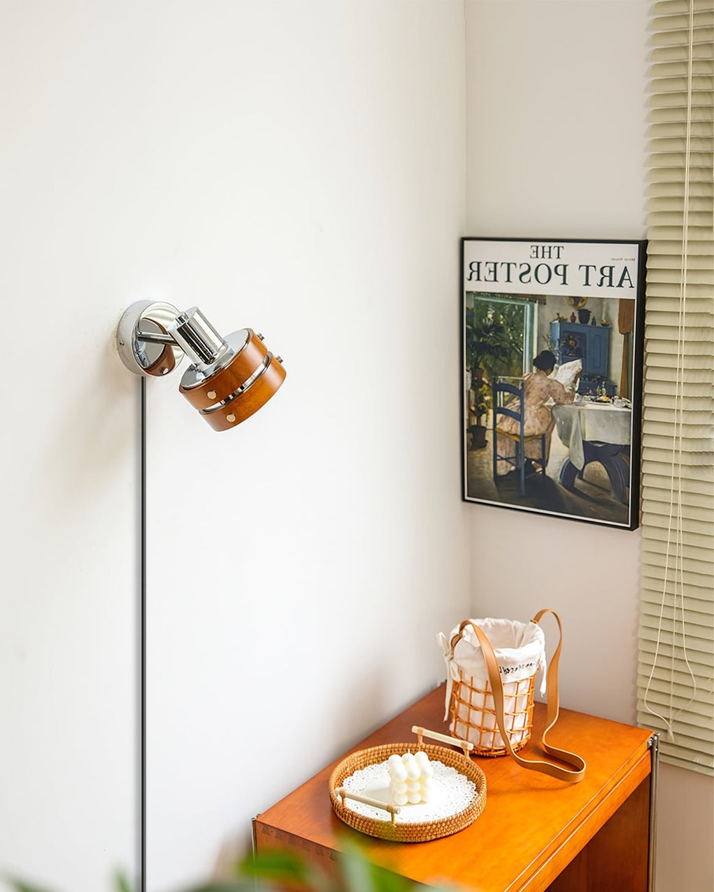 Karyon Adjustable Plug-in Wall Lamp