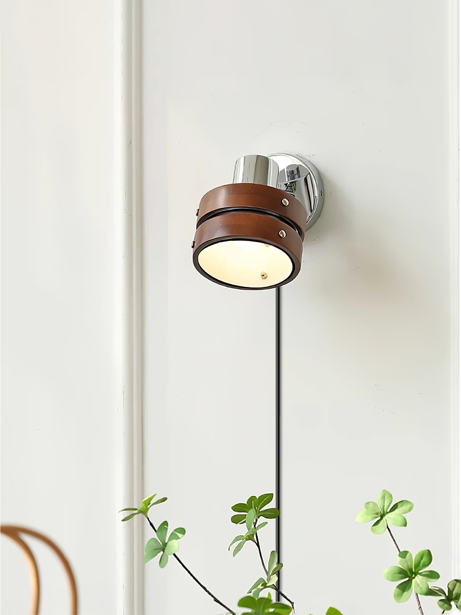 Karyon Adjustable Plug-in Wall Lamp