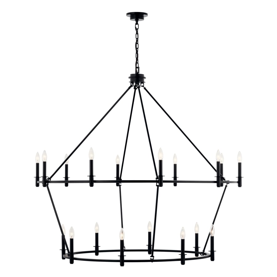 Kichler Carrick 18 Light 55" Wide Taper Candle Ring Chandelier