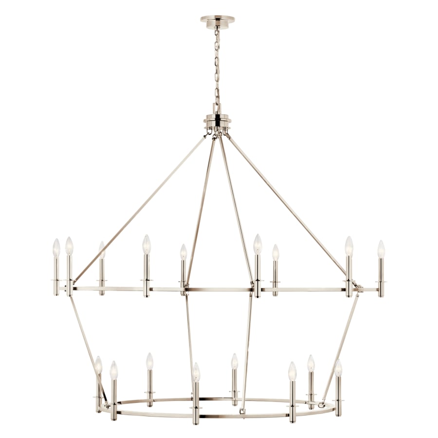Kichler Carrick 18 Light 55" Wide Taper Candle Ring Chandelier