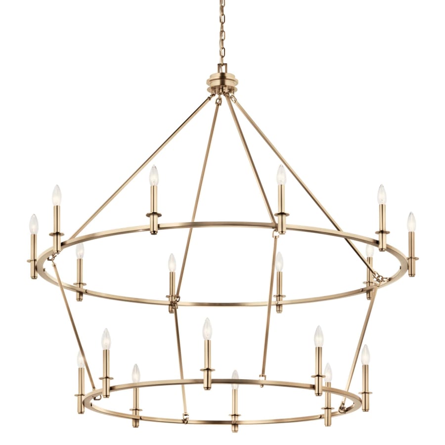 Kichler Carrick 18 Light 55" Wide Taper Candle Ring Chandelier