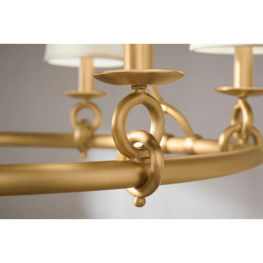 Kohler Lighting Terret 6 Light 36" Wide Taper Candle Ring Chandelier