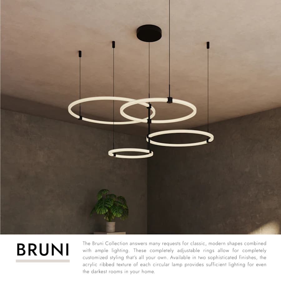 Kuzco Lighting Bruni 32" Wide 3000K LED Ring Chandelier