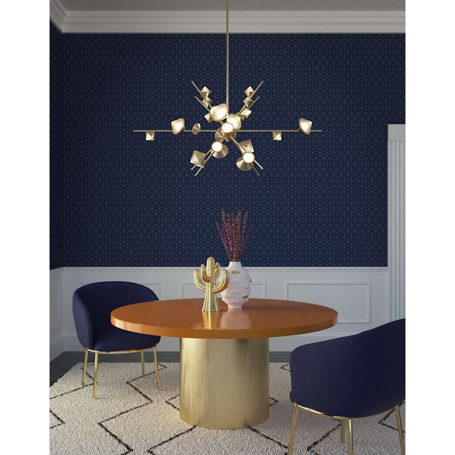 Kuzco Lighting Geode 48" Wide LED Abstract Sputnik Chandelier